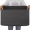 Large Blanket Basket,Storage Basket with Handle, Blanket Basket for Living Room, Rectangle Woven Cotton Rope Basket for Bedroom, Toy Baskets Organizer Bins, 22" x 17" x 12" in, Dark Grey